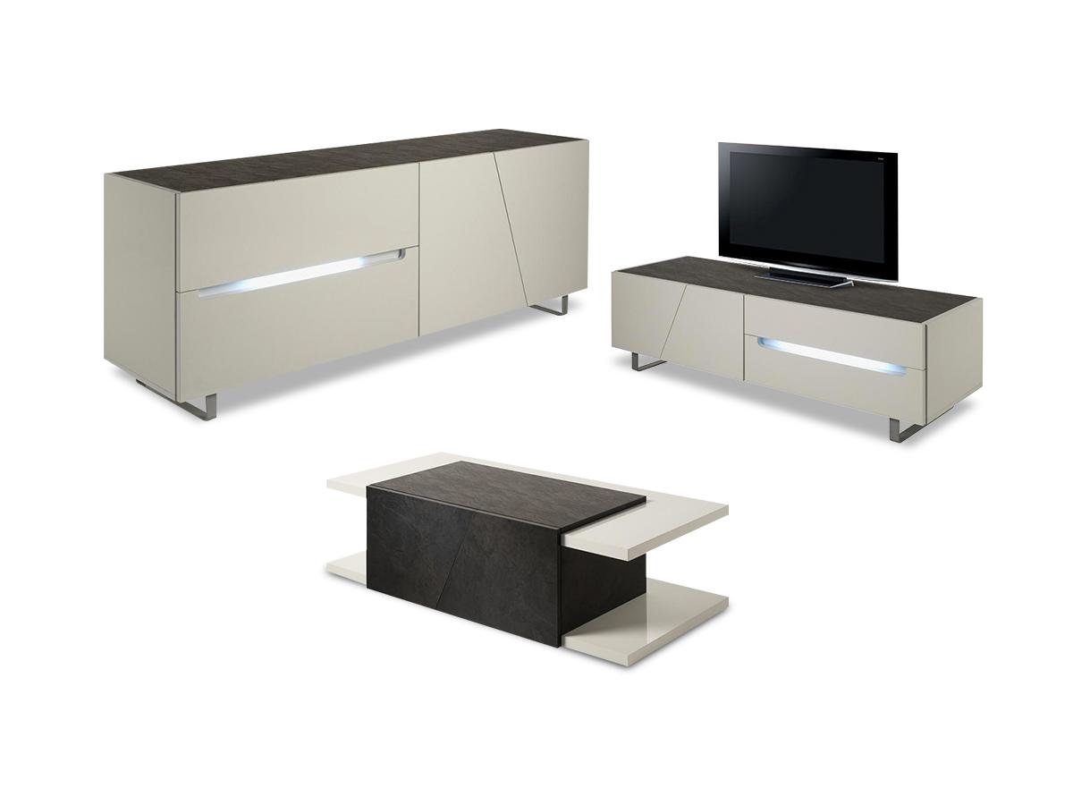 Sparset Isaline Kommode, TVMöbel & Couchtisch Sparset Isaline Kommode, TVMöbel & Couchtisch