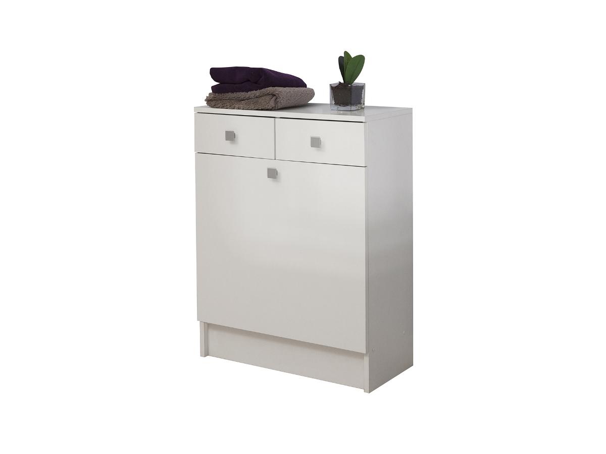 Badezimmerschrank mit Wäschekippe Malin - Weiß günstig kaufen I ... Badezimmerschrank mit Wäschekippe Malin - Weiß günstig kaufen I ...